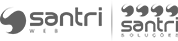 Logo da empresa santriweb, desenvolvedora do ecommerce